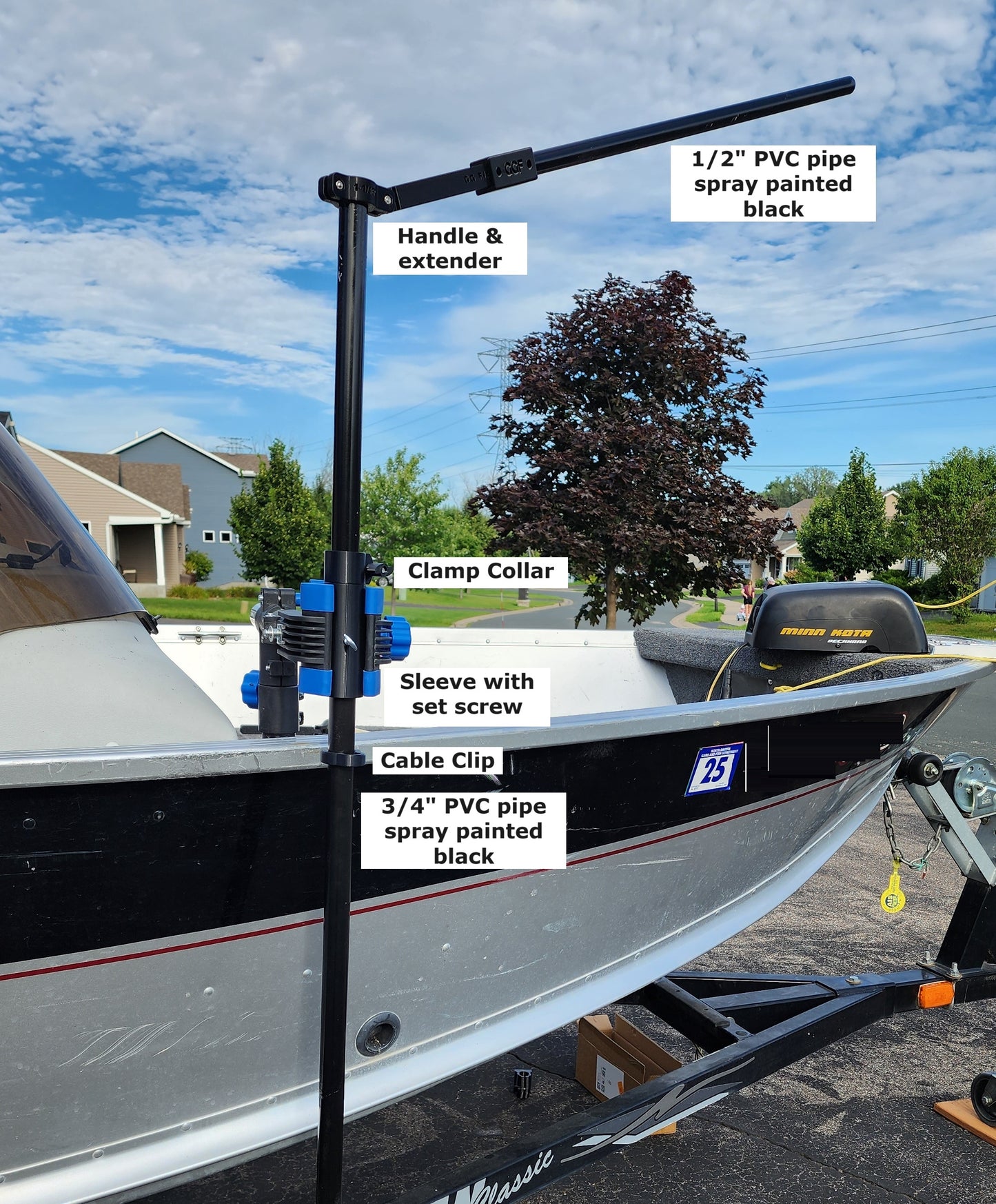 Transducer Pole Mount Kit for BIKE Repair Stand