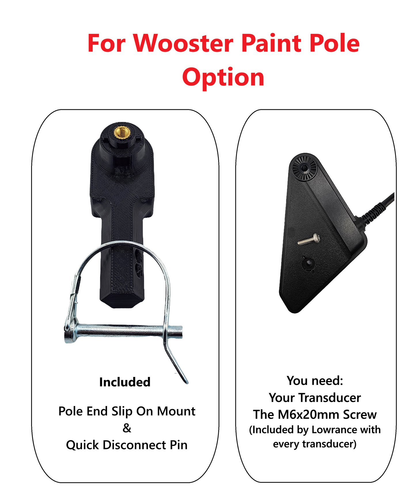 Eagle Eye 9 Transducer Mount for Pole Mount