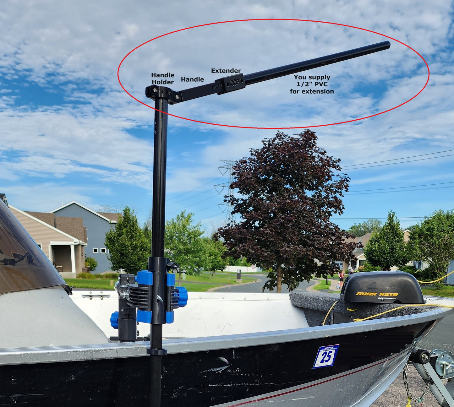 Pole Handle with Extender