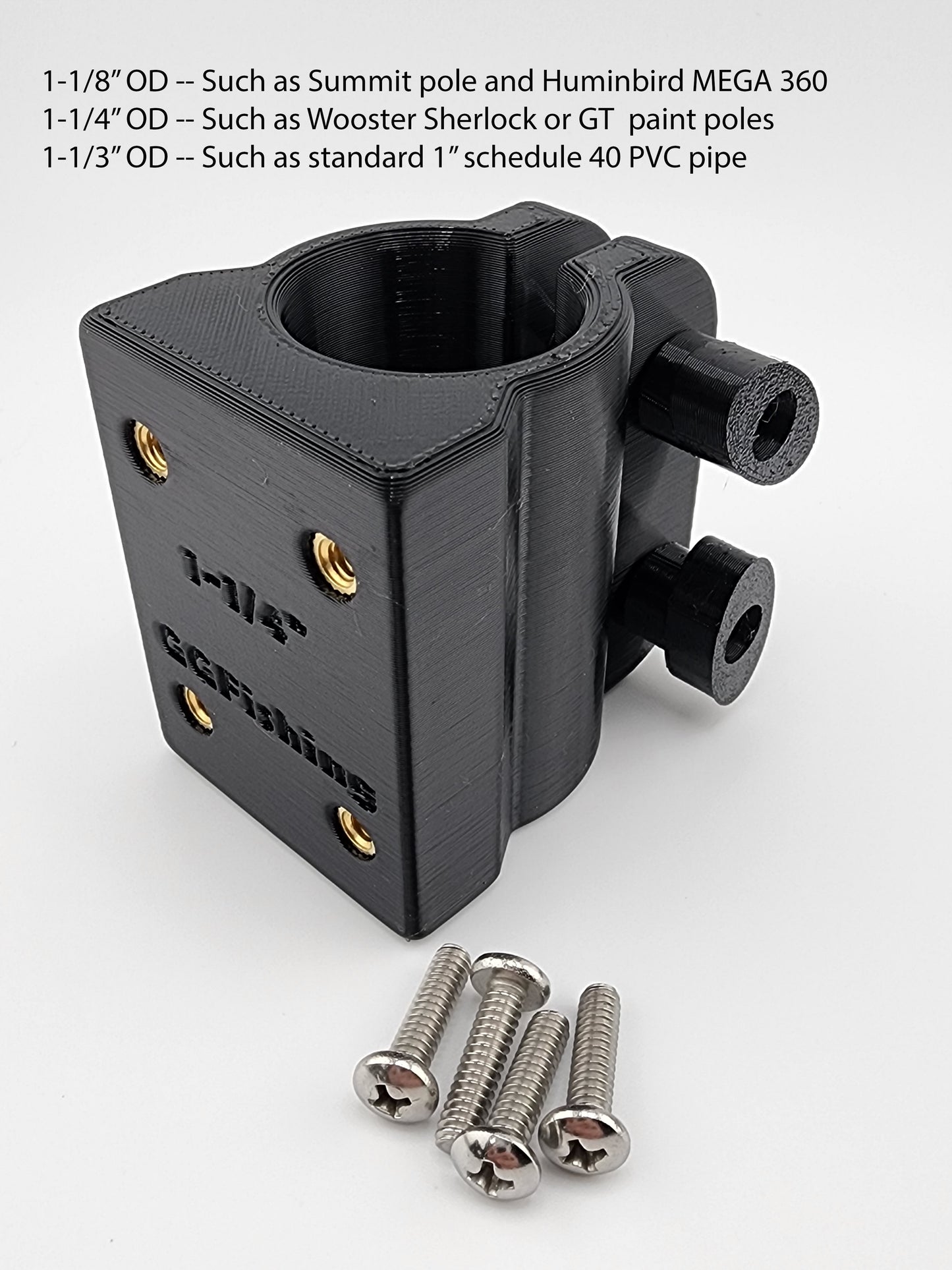 Pole Mount for RAM Mount with AMPS hole pattern