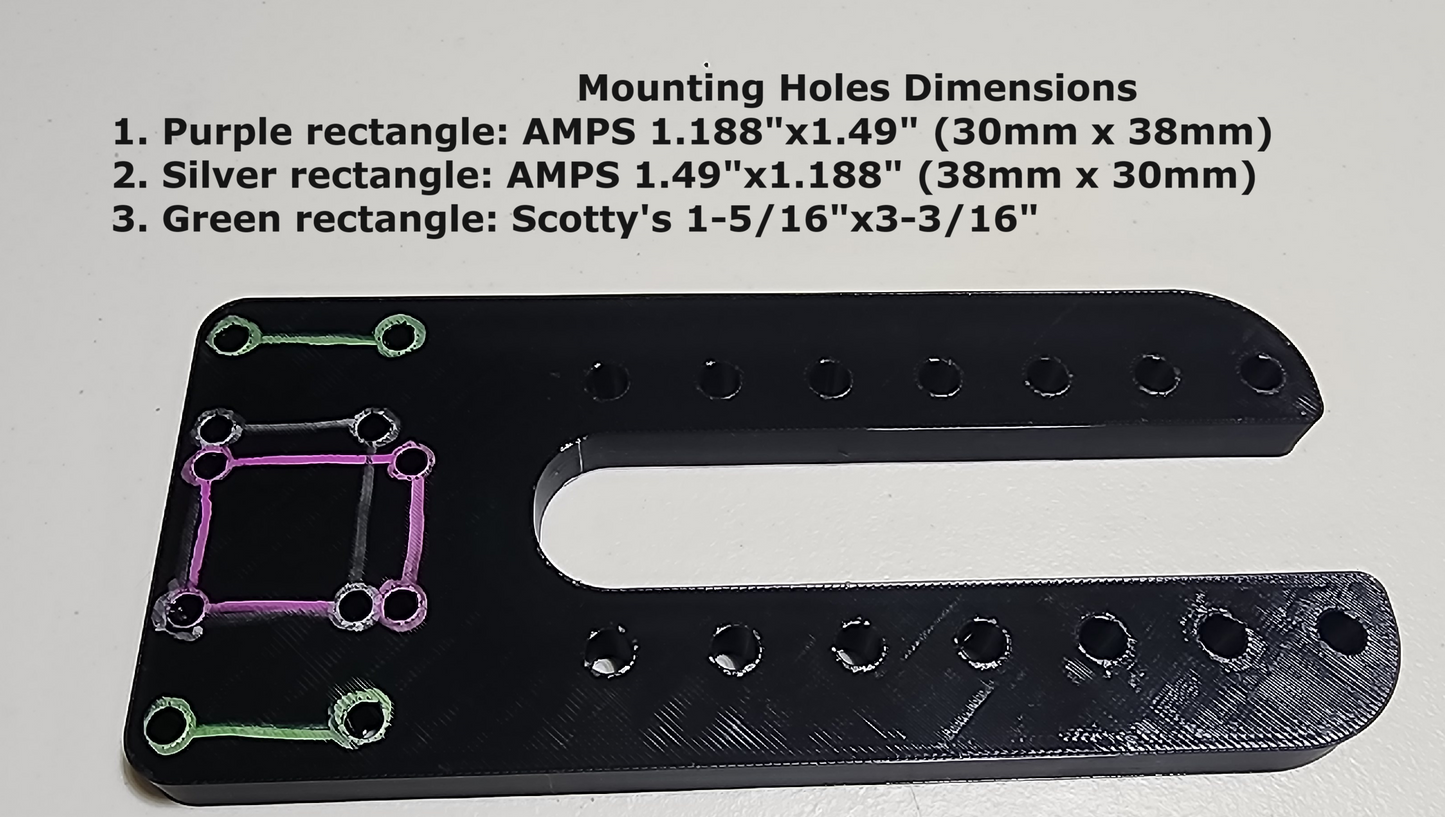 Stabilizer Plate For Boat Mount Pole Mount
