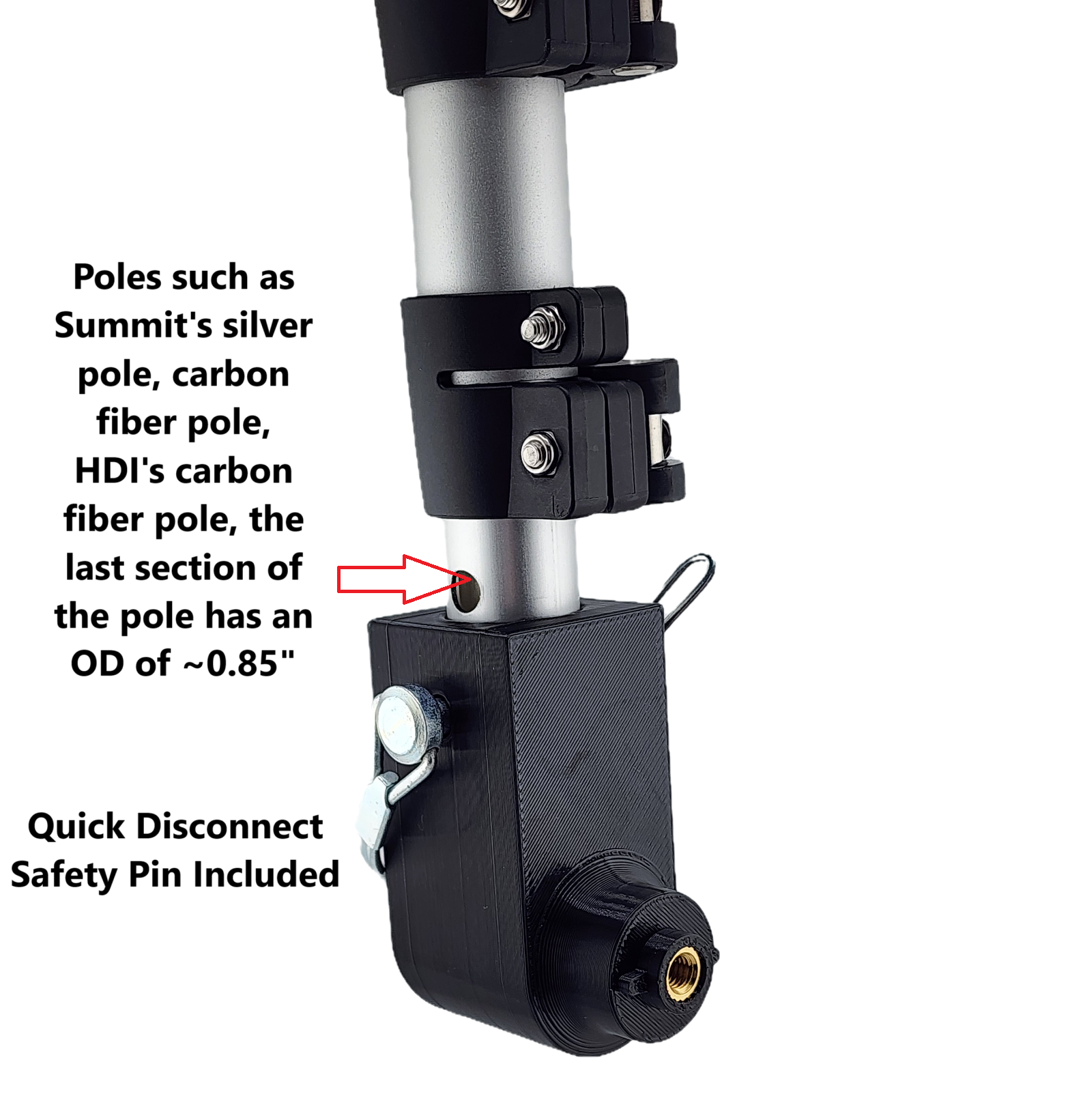 eagle eye annie fishing pole Eagle Eye 9 Transducer Mount for Pole Mount – GG Fishing