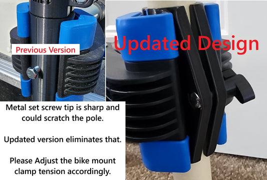 Pole Mount Sleeve and Collar for BIKE Repair Stand